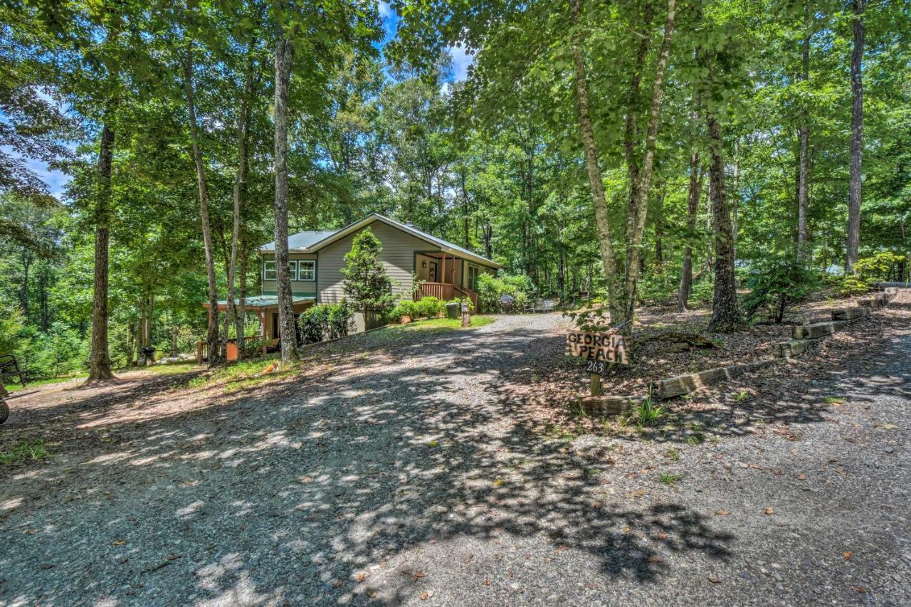 The Georgia Peach Cabin 8 Mi To Dwntn Helen Villa Clarkesville Exterior photo